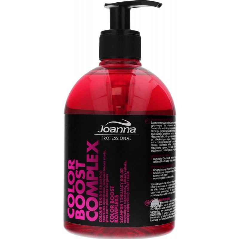 Joanna Color Boost Complex Szampon Różowy