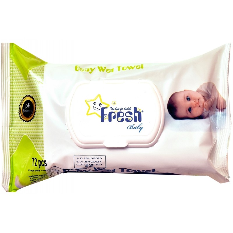 CHUSTECZKI NAWILŻANE  FRESH BABY