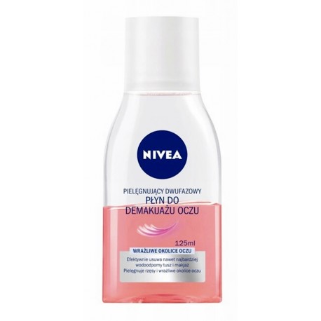 Nivea dwufazowy płyn do demakijażu oczu 125ml Nivea dwufazowy płyn do demakijażu oczu 125ml