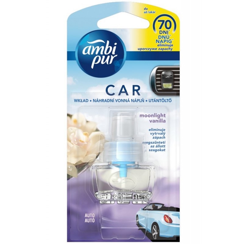 Ambi Pur Car wkład  VANILLA MOONLIGHT 7ml