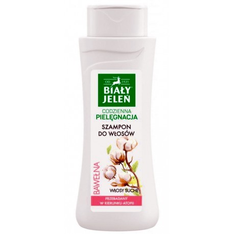 Biały Jeleń szampon do włosów BAWEŁNA 300ml Biały Jeleń szampon do włosów BAWEŁNA 300ml