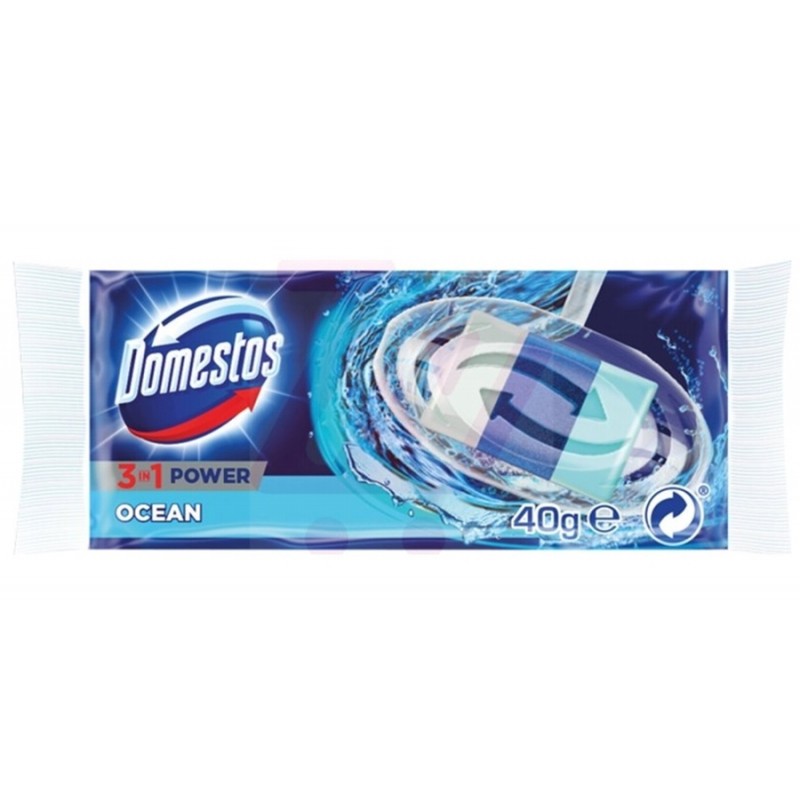 DOMESTOS Kostka do WC OCEAN zapas 40g