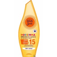 DAX SUN emulsja RODZINNA SPF 15 dla dorosłych i dzieci