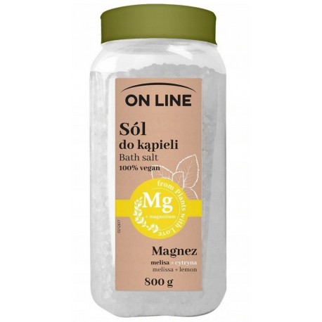 Mg Sól do kapieli Ginkgo& Rozmaryn On Line 800g