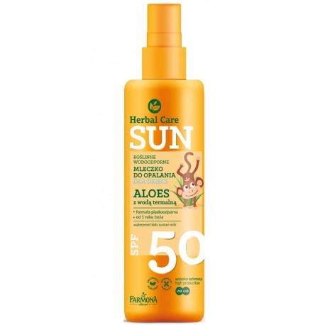 HERBAL CARE SUN mleczko do opalania dla Dzieci spf 50