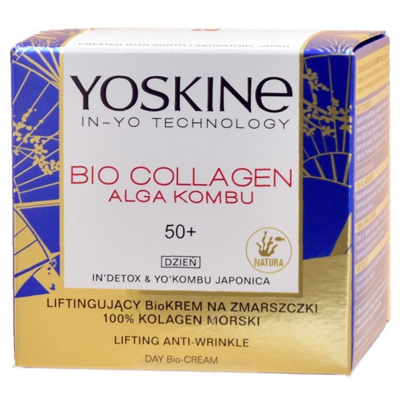 Yoskine Bio Colagen krem na zmarszczki 50+ Dzień