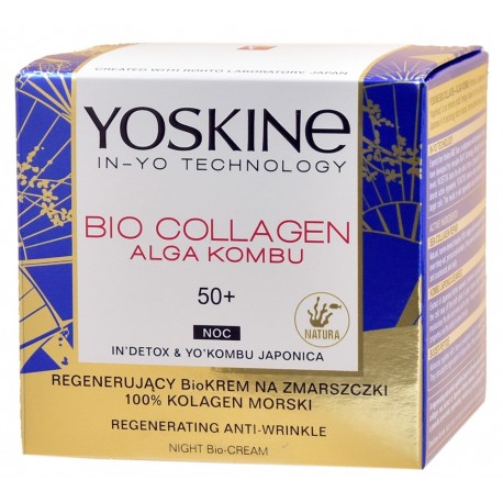 Yoskine Bio Colagen krem na zmarszczki 50+ Noc