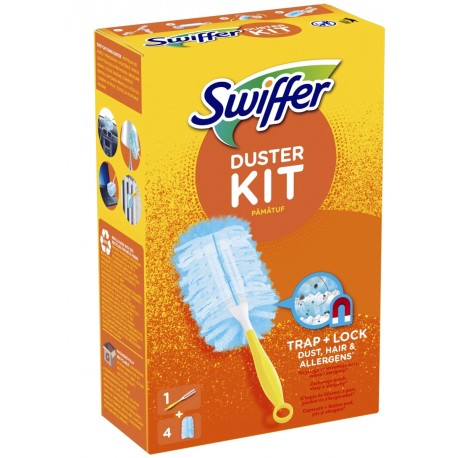 Swiffer DUSTER miotełka do kurzu rączka + 4 wkłady