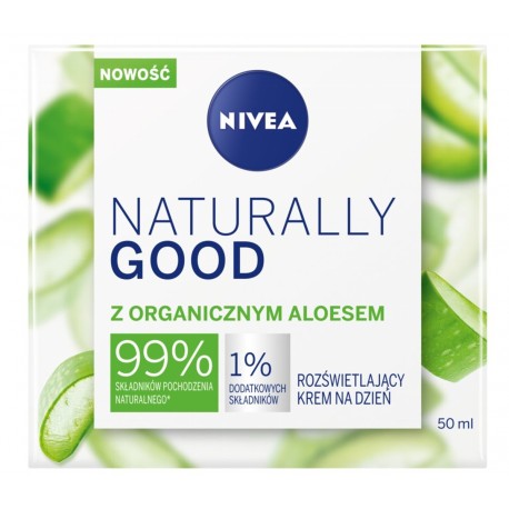 Nivea Naturally Rozświetlający Krem Aloes 50ml Nivea Naturally Rozświetlający Krem Aloes 50ml