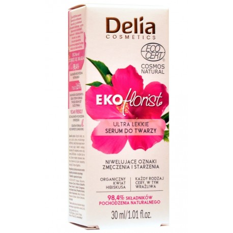 Delia EKOflorist ultra lekkie serum do twarzy 30ml Delia EKOflorist ultra lekkie serum do twarzy 30ml