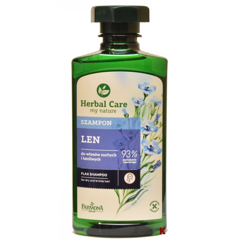 Farmona Herbal Care Szampon LEN do suchych  330 ml